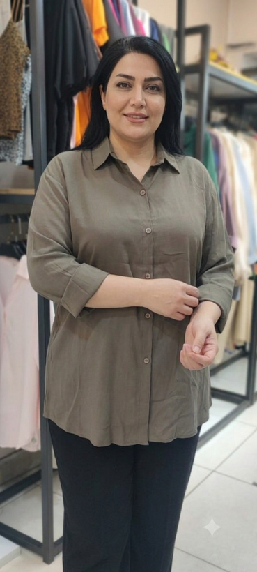 مانتو شومیزی سایزبزرگ