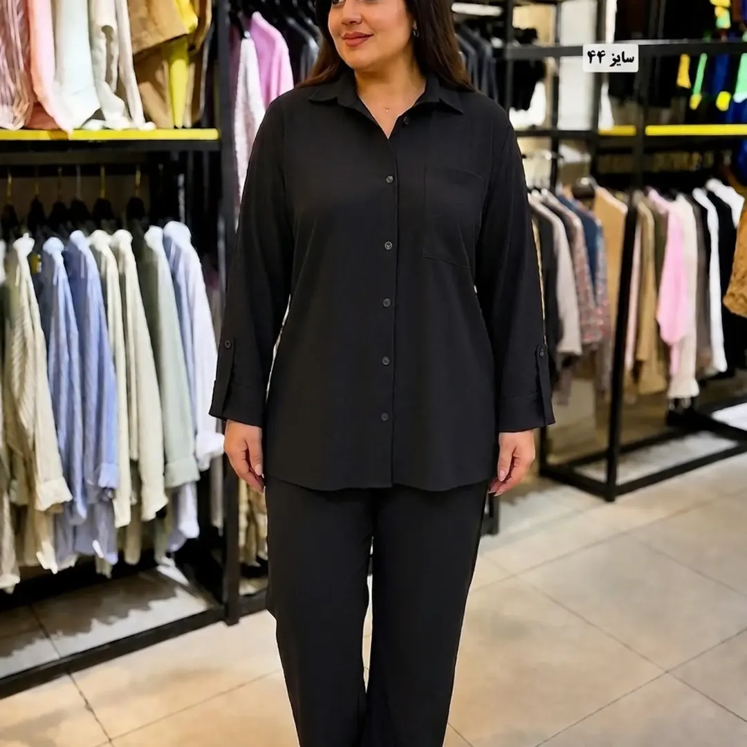 مانتو مشکی دانشجویی